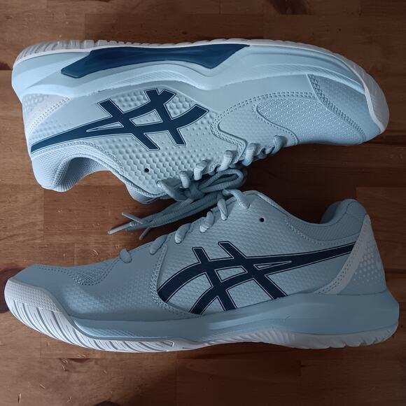ASICS Gel-Dedicate 8 Pickleball Women's Size 9.5 Cool Grey/ Vintage Indigo - Picture 6 of 11